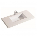 Ensuite Square Poly-Marble 750 Basin-TOP
